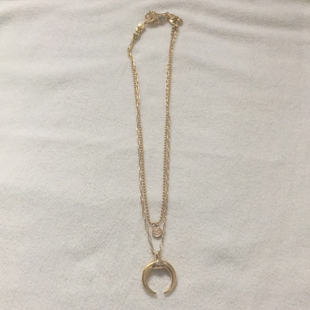 Henri Bendel Half Moon Necklace
